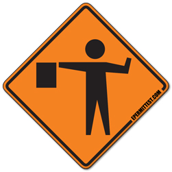 Flagger Ahead