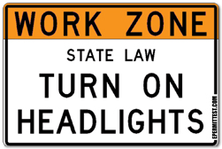 Work Zone Headlights