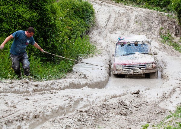 Getting Out of Mud