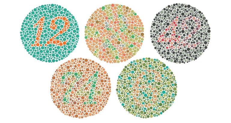 Color blindness test