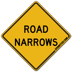 warning road signs and meanings