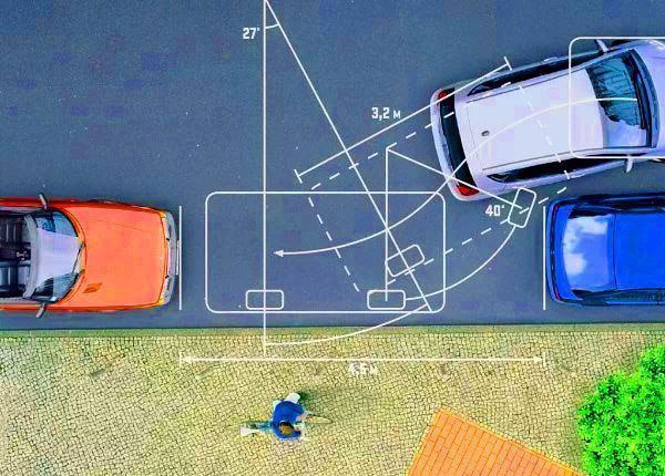 size of parallel parking space for driving test nj