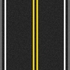 Double Solid Yellow Line