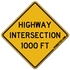 Highway Intersection Ahead