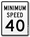 Minimum Speed Limit
