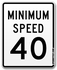 Minimum Speed Limit